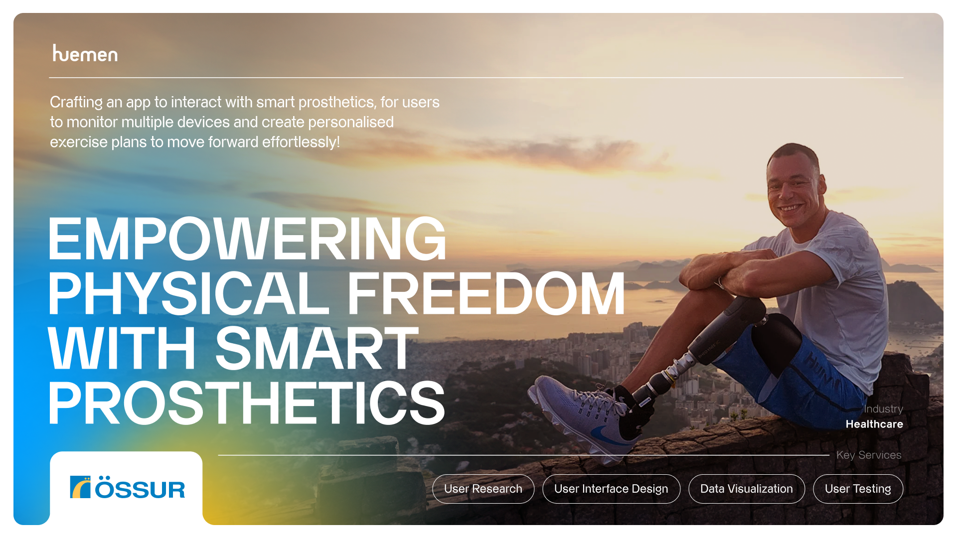 Ossur Smart Prosthetics App Interface